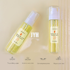 โทนเนอร์กรดซาลิไซลิกที่ให้ความชุ่มชื้น 100 มล. สำหรับผิวมันที่เป็นสิว OEM ODM