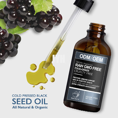 ฉลากส่วนตัว 50ml Black Seed Hair Oil เจลอาบน้ำธรรมชาติ