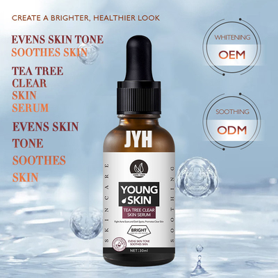 ODM Tea Tree Oil Serum ผลิตภัณฑ์ดูแลผิว OEM ปราศจากน้ำหอม