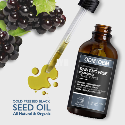 ฉลากส่วนตัว 50ml Black Seed Hair Oil เจลอาบน้ำธรรมชาติ