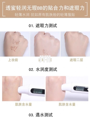 เกาหลี Air Cushion CC Cream Foundation กระจ่างใสกันน้ำ