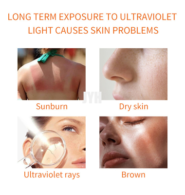 UVA UVB PA 50+++ Water Base Sunblock Face เครื่องสำอางแต่งหน้าสำหรับคอ