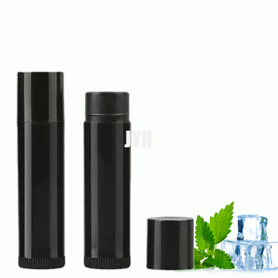 Black Tube Mint Moisturizing Men Skincare ลิปบาล์ม Natural Organic Vegan ISO GMPC