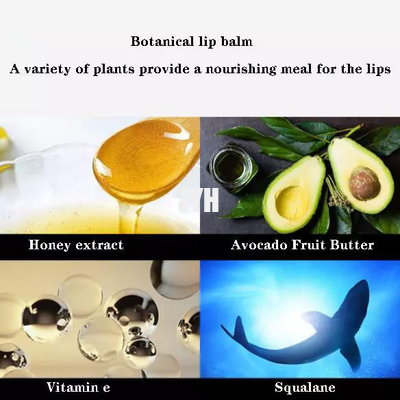 Black Tube Mint Moisturizing Men Skincare ลิปบาล์ม Natural Organic Vegan ISO GMPC