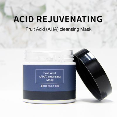 OEM 300G Facial Clay Mask Blackberry Fruit Acid Clay Acne สิวหัวดำถอด