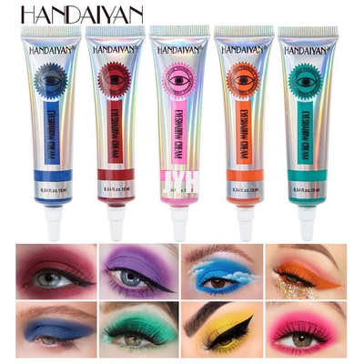 เครื่องสำอางแต่งหน้าเมทัลลิค 12 สีอายแชโดว์แต่งหน้ากันน้ำ