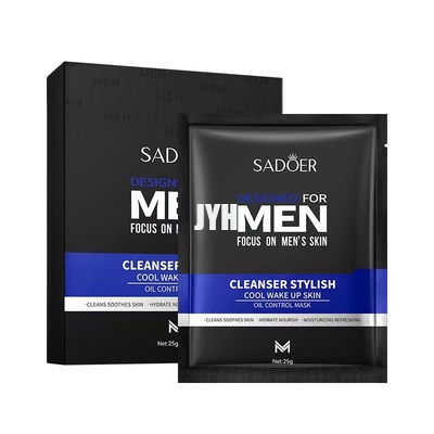 MSDS Mens Skincare Products Moisturizing Whitening Nourishing Natural Cleansing Facial Sheet Mask