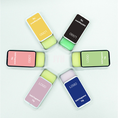 10g 100% Natural Facial Skin Care Products Travel Friendly สะดวก Tin Solid โคโลญจ์สำหรับผู้ชาย Bourbon