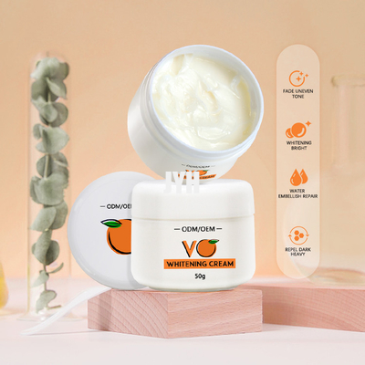 50G วิตามินซีมอยส์เจอไรเซอร์ครีมบำรุงผิวหน้าออร์แกนิคธรรมชาติมังสวิรัติต่อต้านริ้วรอย