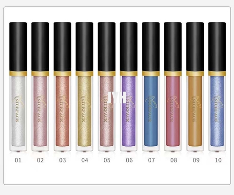 10 สี Diamond Glitter Eyeshadow อายแชโดว์เนื้อชิมเมอร์เมทัลลิกกันน้ำติดทนนาน