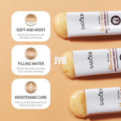 10g Bodycare Cosmetics Ginger Extract Nutrition Hair Care Moist and Soft Texture Improved Dry Forked Hair Mask