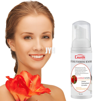 ผลิตภัณฑ์ดูแลผิว OEM กลิ่นที่ไม่มีกลิ่น Odor Lily นรีเวชวิทยา Yoni Foaming Wash