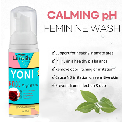 60ML OEM ผลิตภัณฑ์ดูแลผิวฆ่าเชื้อ PH Balanced Daily Cleansing Feminine Intimate Care Wash