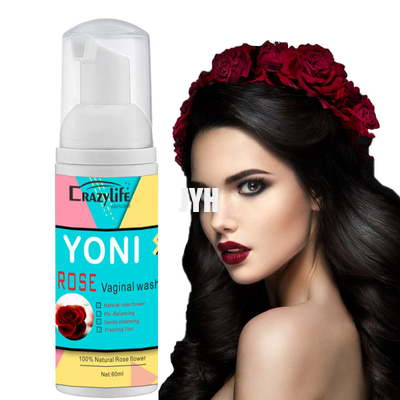 60ML OEM ผลิตภัณฑ์ดูแลผิวฆ่าเชื้อ PH Balanced Daily Cleansing Feminine Intimate Care Wash