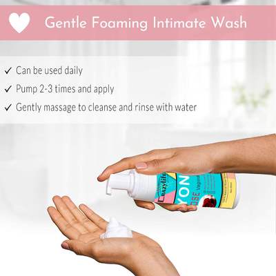 60ML OEM ผลิตภัณฑ์ดูแลผิวฆ่าเชื้อ PH Balanced Daily Cleansing Feminine Intimate Care Wash