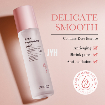 เส้นละเอียดและริ้วรอย Rose Face Toner Natural Rose Hyaluronic Acid Water