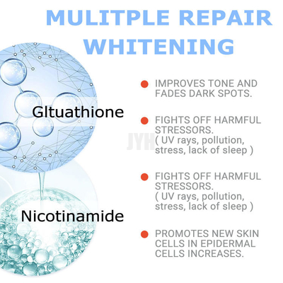 Vegan Lightening Whitening Moisturizing Skin Bleaching Cream กลูตาไธโอนมิลค์บอดี้โลชั่น
