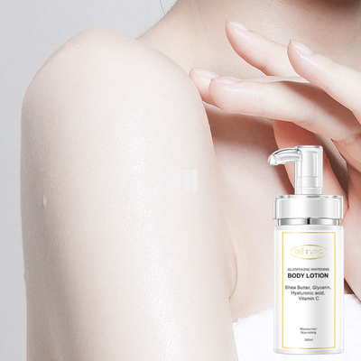 Vegan Lightening Whitening Moisturizing Skin Bleaching Cream กลูตาไธโอนมิลค์บอดี้โลชั่น