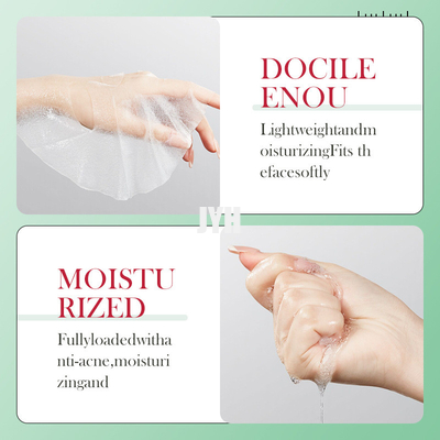 OEM Salicylic Acid Acne Mask ลดขนาดรูขุมขน Brightening Moisturizing Facial Sheet Mask