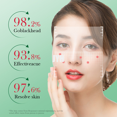 OEM Salicylic Acid Acne Mask ลดขนาดรูขุมขน Brightening Moisturizing Facial Sheet Mask