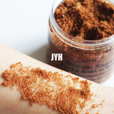 ODM Bodycare เครื่องสำอาง Natural Exfoliating Whitening Organic Brown Sugar Salt Body Scrubs