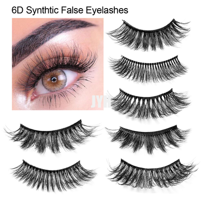 ขนตาปลอมขนมิ้งค์หนา 3 มิติ เวทีโชว์ แต่งหน้าเจ้าสาว 6D 20mm