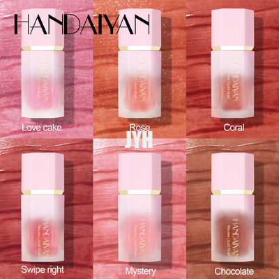 7g เมคอัพลิควิดบลัช 6 สีติดทนนาน Smudge Proof Soft Cream Blush สำหรับปัดแก้ม