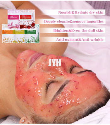 100G OEM ผลิตภัณฑ์ดูแลผิว DIY Spa Rose Hyaluronic Acid Hydro Jelly Facial Mask Powder