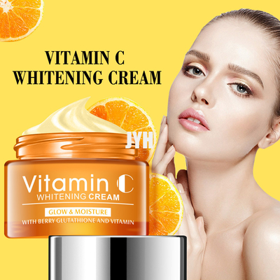 ครีมบำรุงผิวหน้าวิตามินซี 30 กรัมที่ไม่มีกลิ่น Brightening Anti Aging Wrinkle Cream