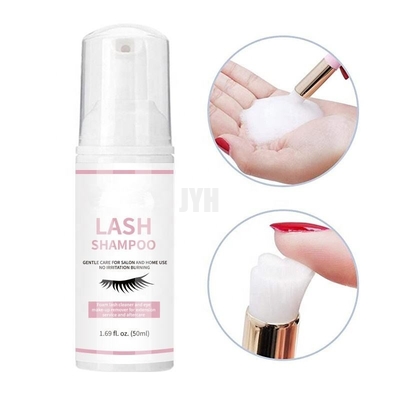 60ml Vegan Eyelash Extension Cleanser Lash แชมพู Lash Foam Cleanser