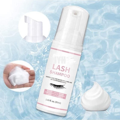 60ml Vegan Eyelash Extension Cleanser Lash แชมพู Lash Foam Cleanser