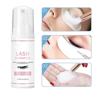 60ml Vegan Eyelash Extension Cleanser Lash แชมพู Lash Foam Cleanser