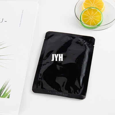 โลโก้ที่กำหนดเอง Charcoal Black Sheet Mask Cosmetics Paraben Free Oil control