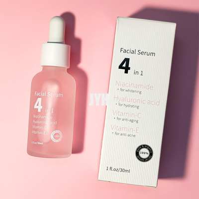 4 In 1 Face Serum 30% วิตามินซีพร้อม HA Nicotinamide Anti-Aging Hydrating Whitening Skin Serum