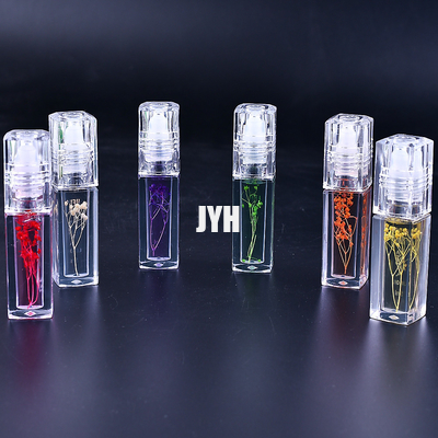 Waterproof Lip Plumper Oil No Logo Customized Scent ลิปกลอสอวบอิ่ม