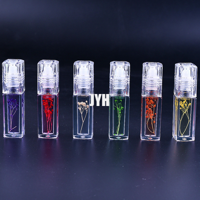 Waterproof Lip Plumper Oil No Logo Customized Scent ลิปกลอสอวบอิ่ม