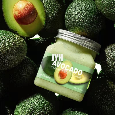 ODM Avocado Facial Body Scrub Organic Exfoliante ทำความสะอาดผิวอย่างล้ำลึก