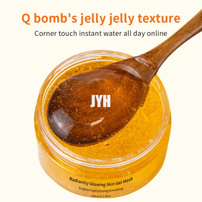 OEM / ODM ขมิ้นอินทรีย์วิตามินซีปรับรูขุมขนหน้ากากใบหน้าสดใส