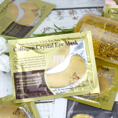 ODM 24k Gold Eye Mask Beauty Collagen Gel Maskss แผ่นแพทช์สำหรับอาการบวม